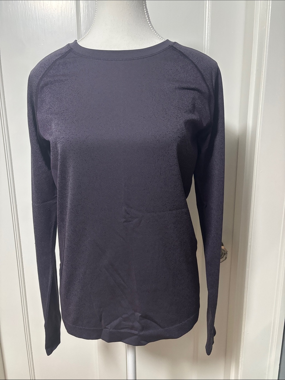 Athleta Long Sleeve Tee in Deep Plum